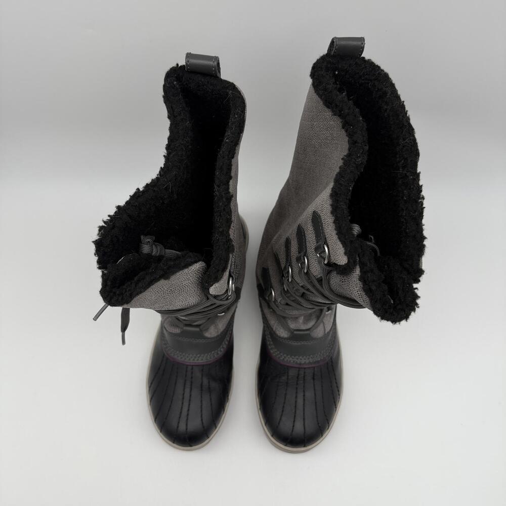Sorel Tivoli Waterproof Winter Snow Boots Womens Gray Size 10 - Picture 8 of 11